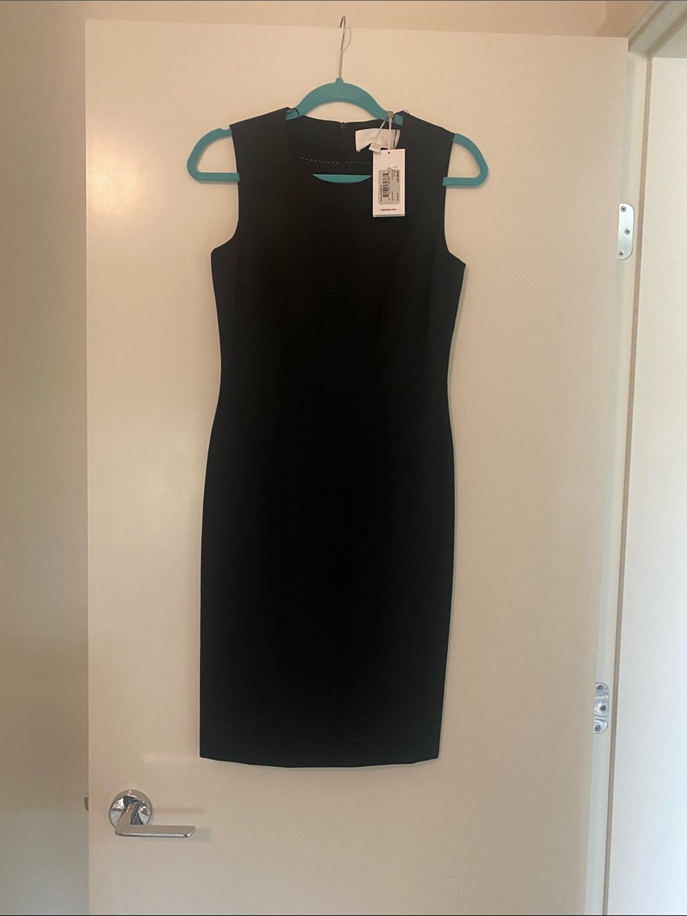 Boss Black Sleeveless Midi Sheath Dress, your perfect black dress